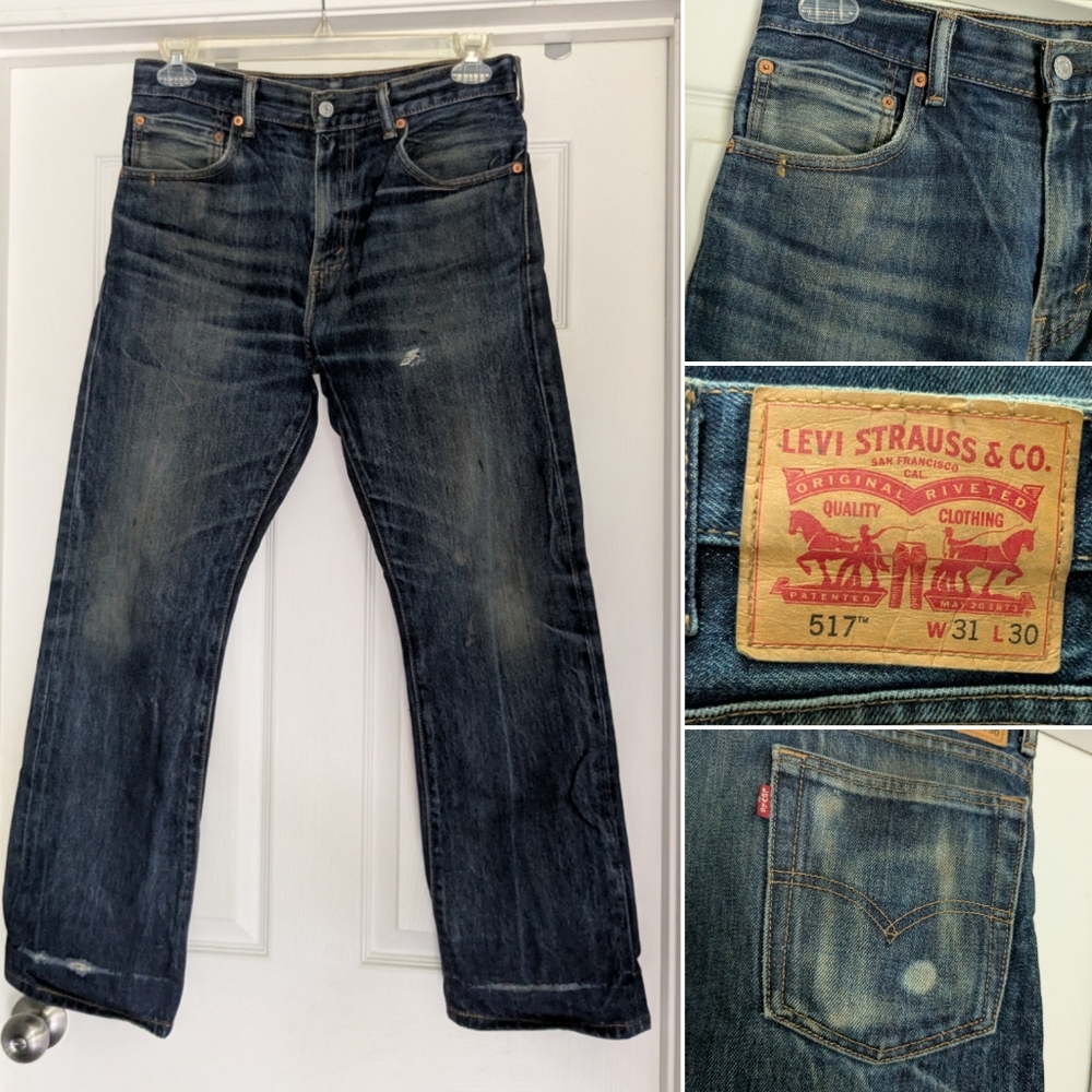 Levi's Men's Worn Denim 517 31x30